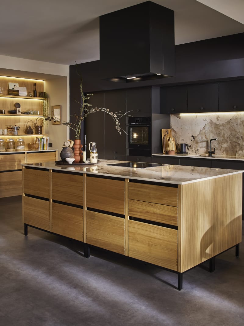 Wood Kitchen Solid Wood Oak Kitchen Styles Magnet